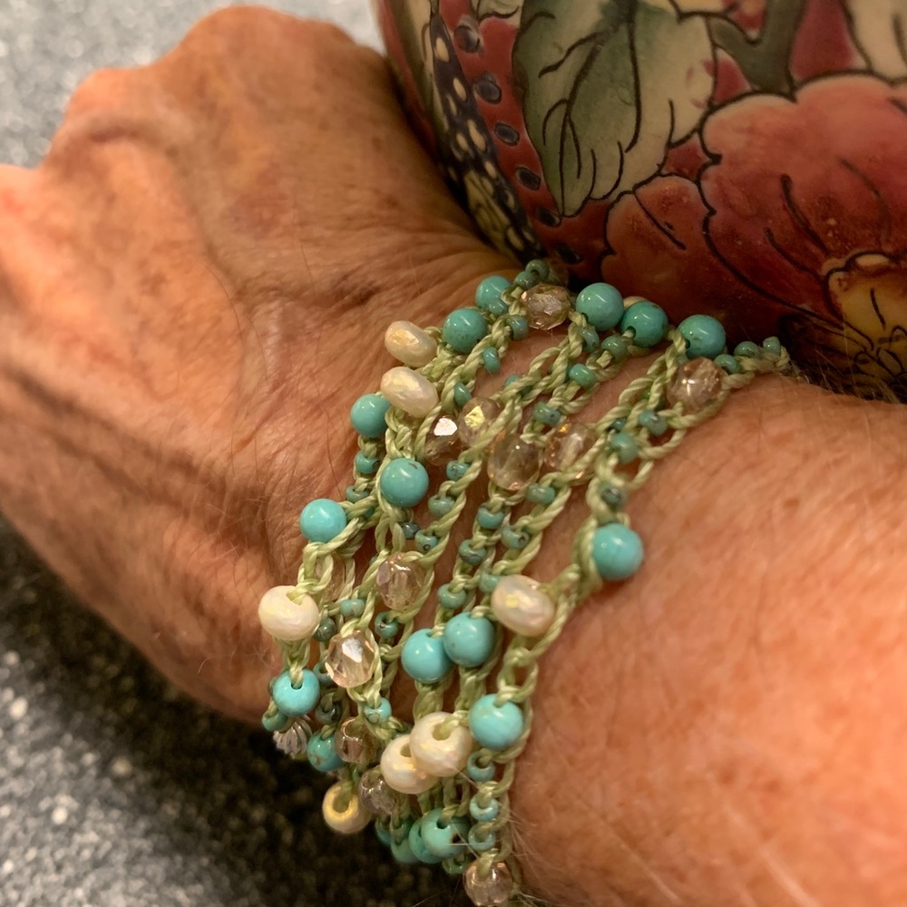 Boho Handmade Wrap/Necklace - Picture 3 of 6